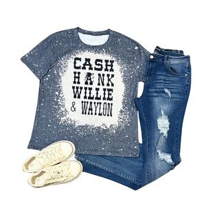 Women’s Outlaw Country Graphic Tee - Size L - EUC